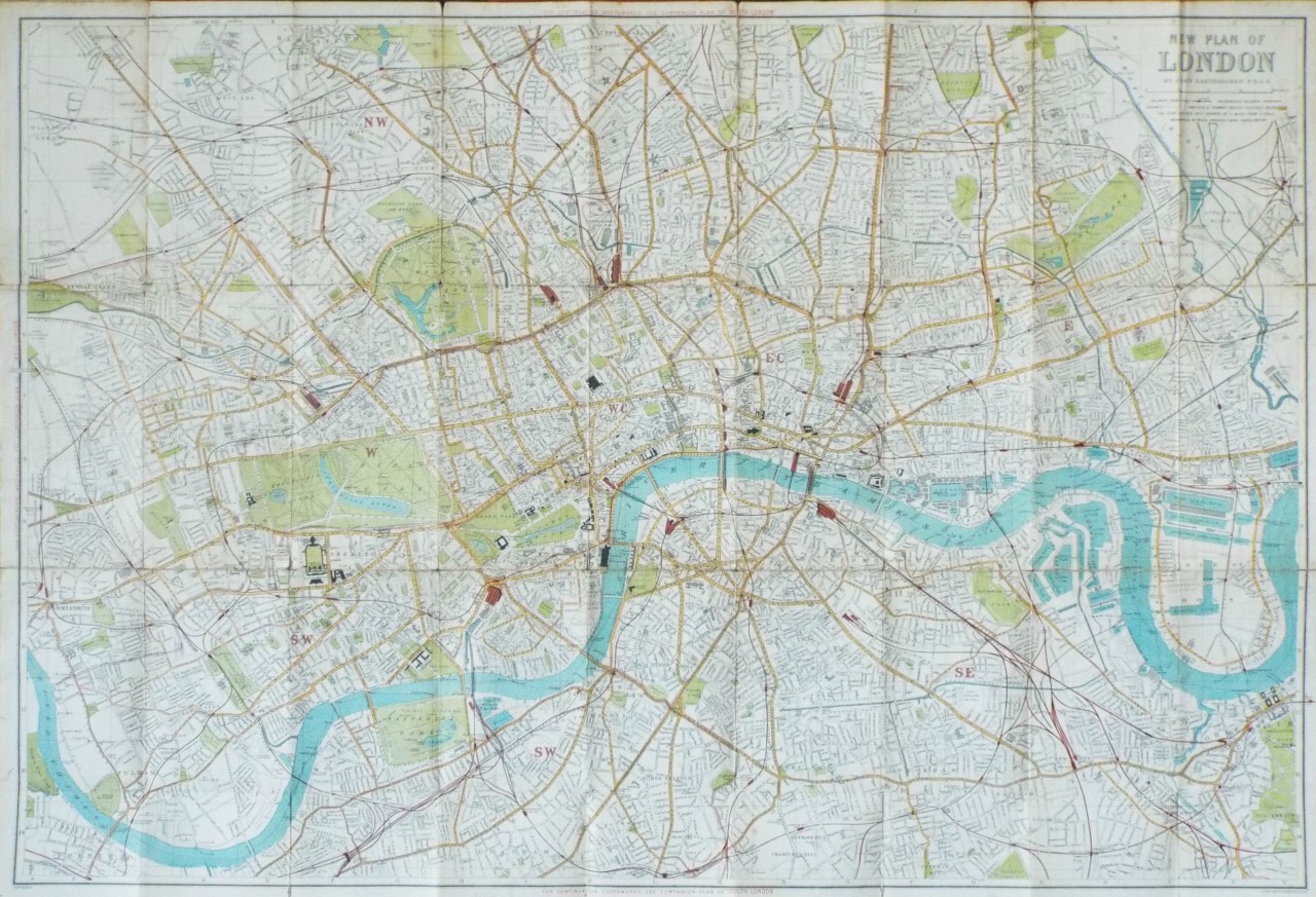 Map of Central London - London